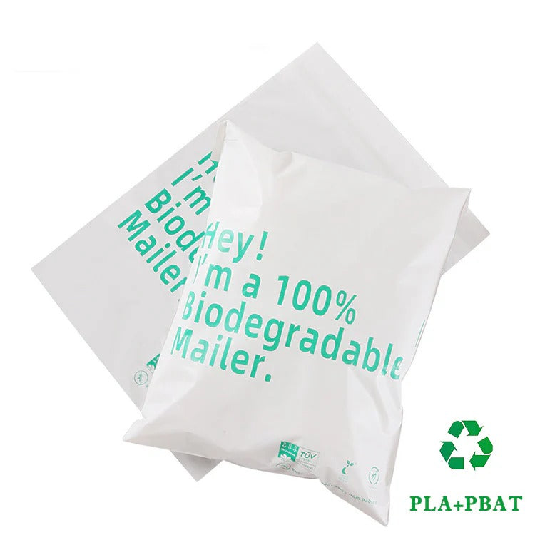 100 % vollständig abbaubare PLA+PBAT-Versandtaschen für den Versand