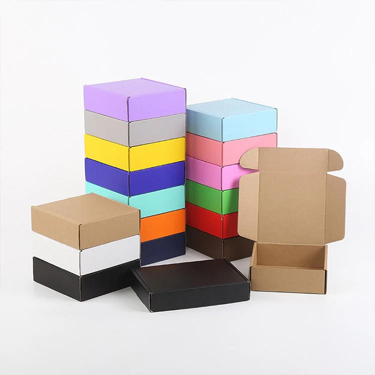 Customize Logo MOQ From 100pcs Corrugated Mailer Paper Boxes