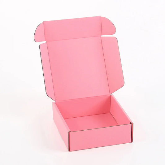 Customize Logo MOQ From 100pcs Corrugated Mailer Paper Boxes