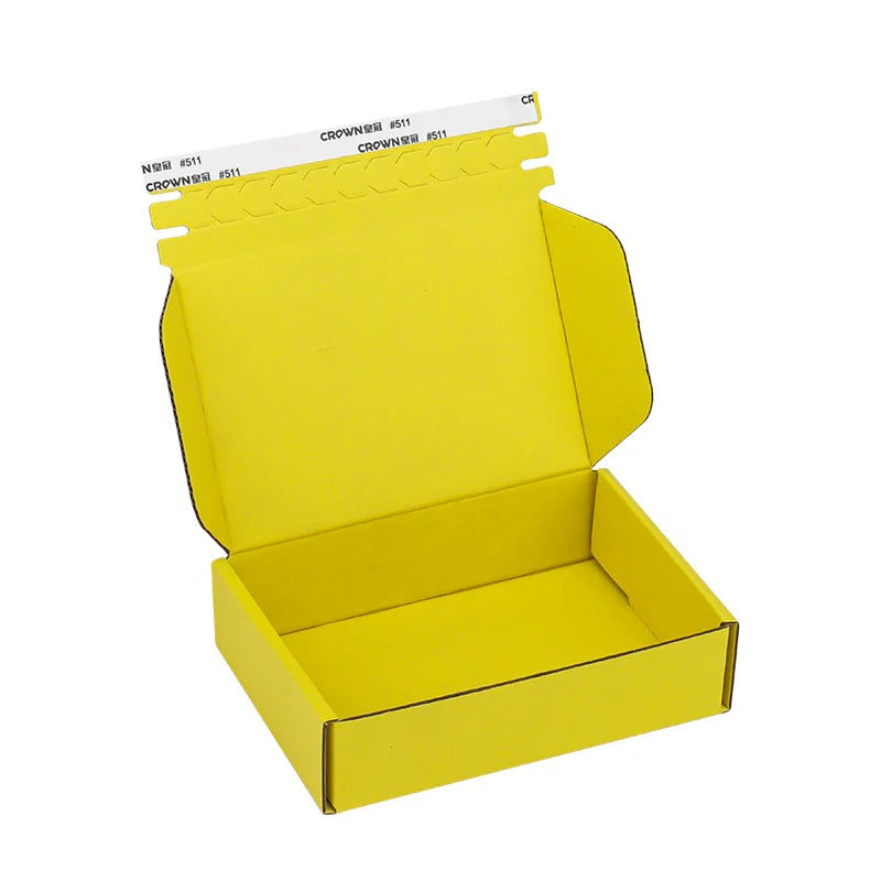 MOQ ab 100 Stück Mailer Wellpappe Box mit Reißverschluss