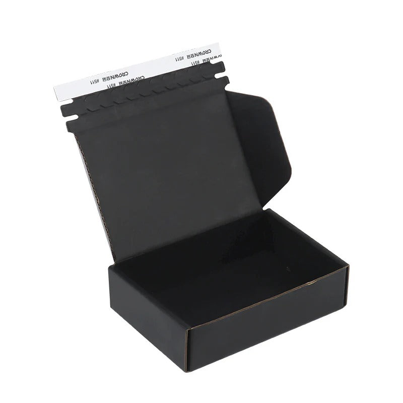 MOQ ab 100 Stück Mailer Wellpappe Box mit Reißverschluss
