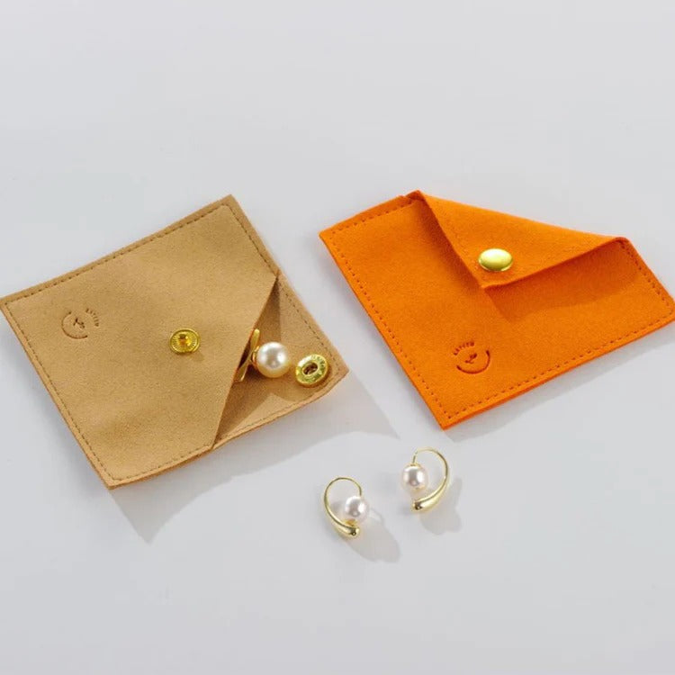 Fashion Luxurious Envelope Jewelry Pouch Bag with Free Logo