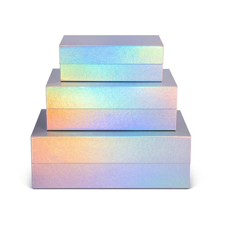 Holografische, zusammenklappbare, starre Geschenkbox