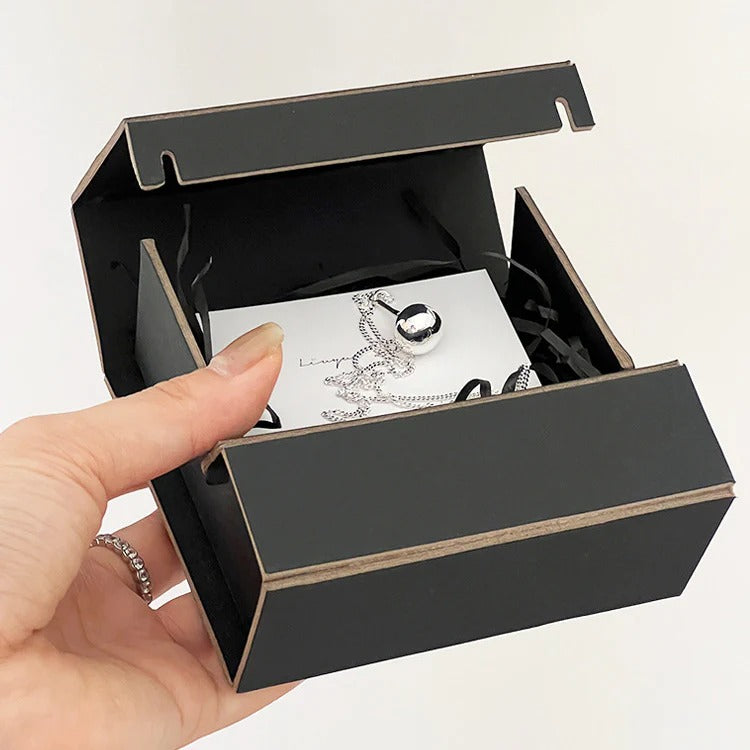 Umweltfreundliche zweiteilige faltbare Verpackung für das Schmuckgeschäft
