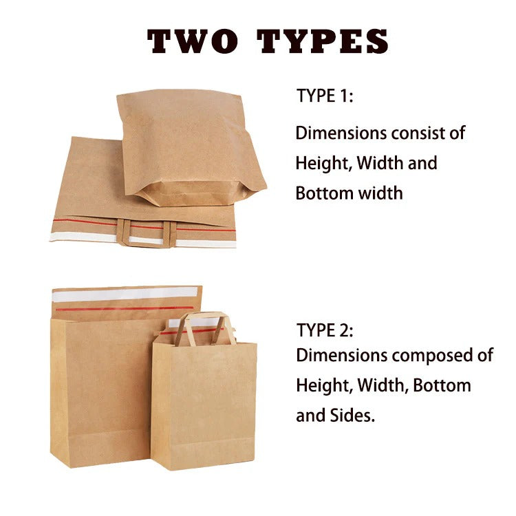 Kraft Paper Garment Bag | Shipping Bags for delivery