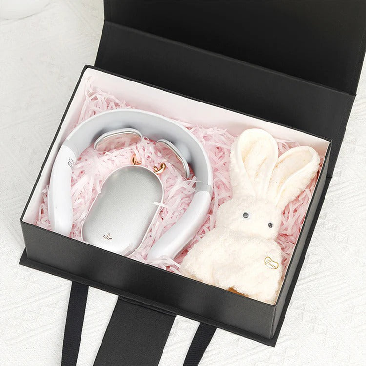 Magnetische Faltbox mit Ledergriff