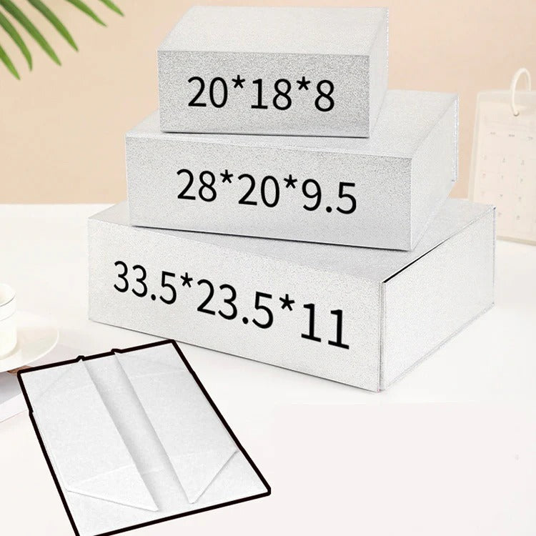 Funkelnde faltbare magnetische Verpackungsboxen für Geschenke