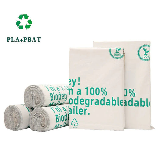 100 % vollständig abbaubare PLA+PBAT-Versandtaschen für den Versand