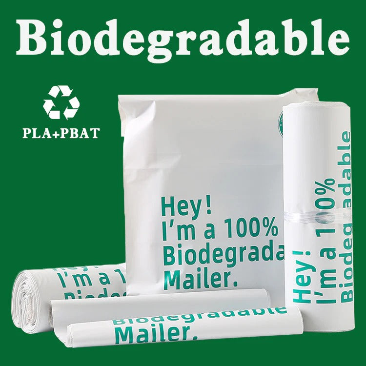 100 % vollständig abbaubare PLA+PBAT-Versandtaschen für den Versand