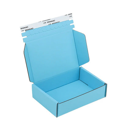 MOQ ab 100 Stück Mailer Wellpappe Box mit Reißverschluss