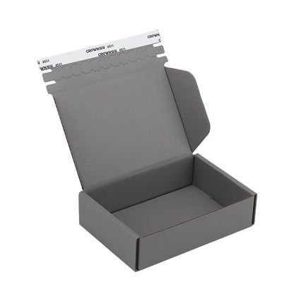 MOQ ab 100 Stück Mailer Wellpappe Box mit Reißverschluss