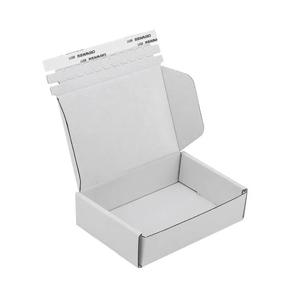 MOQ ab 100 Stück Mailer Wellpappe Box mit Reißverschluss