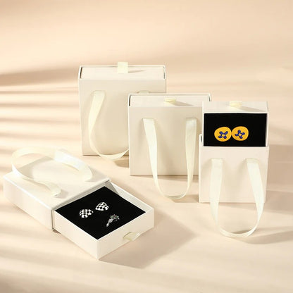Customize Logo Packaging Jewelry Boxes with Handle