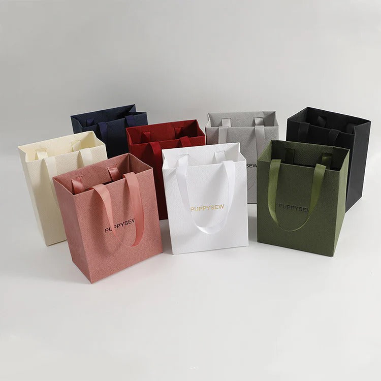 MOQ 100 Stück kleine Papiertüte | Schmuckbeutel
