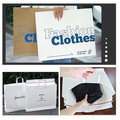 Kraft Paper Garment Bag | Shipping Bags for delivery